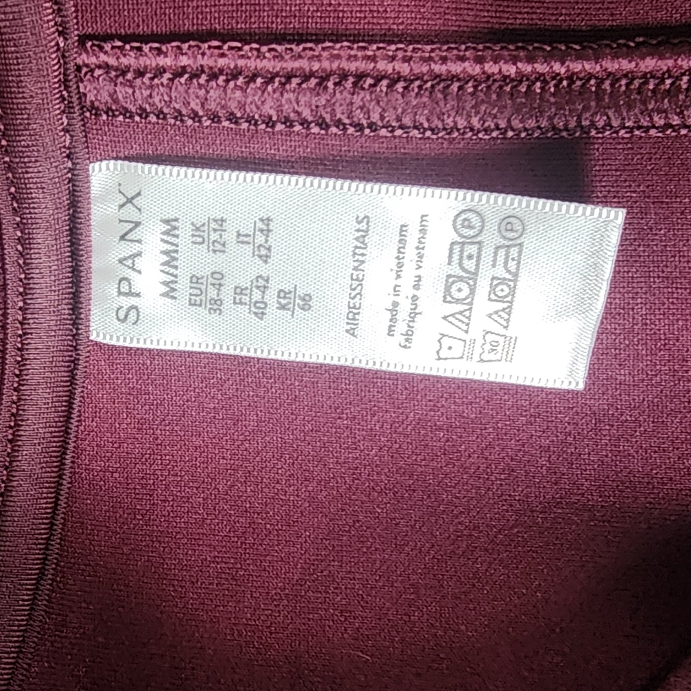SPANX Deep Wine Midi Dress - Picture 3 of 3